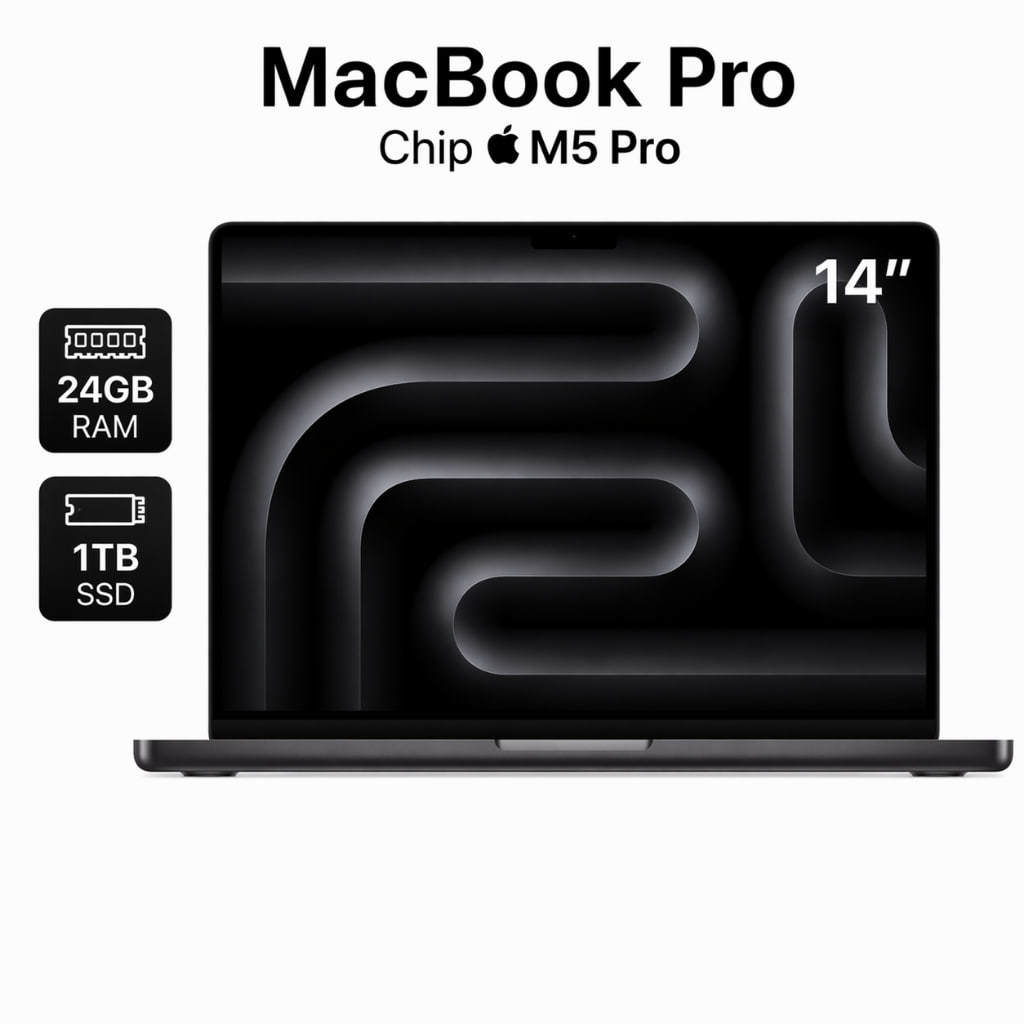 Macbook Pro 14 Inch Chip M5 Pro 48GB/1TB Chính Hãng Việt Nam - New Chưa Active
